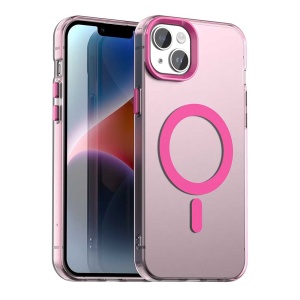 Husa pentru iPhone 13, MagSafe, Antisoc, set cu sticker, CandyCase, Roz