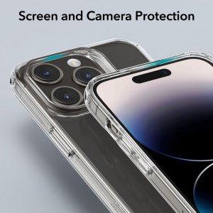 Husa pentru iPhone 15 Pro, ESR Ice Shield - Clear - Img 4