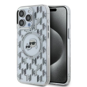 Husa pentru iPhone 15 Pro, Karl Lagerfeld, IML MagSafe, Transparenta