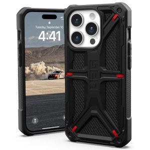Husa pentru iPhone 15 Pro, Monarch, UAG - Kevlar Negru