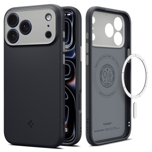Husa pentru iPhone 18 Pro / iPhone 17 Pro - Spigen Caseology Nano Pop MagSafe - Black Sesame