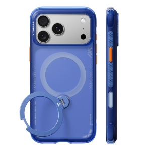 Husa pentru iPhone 18 Pro Max / iPhone 17 Pro Max - Torras Ostand Q3 Air Series - Arctic Blue