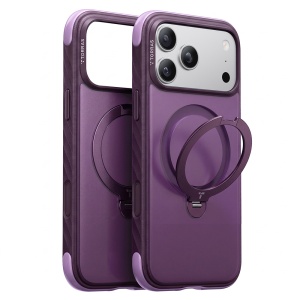 Husa pentru iPhone 18 Pro Max / iPhone 17 Pro Max - Torras Ostand Q3 Rugged - Purple