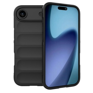 Husa pentru iPhone Air, SKYDDAR INNOVATION, Magic Shield, din Silicon Mat, set cu sticker, Negru