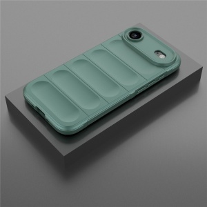 Husa pentru iPhone Air, SKYDDAR INNOVATION, Magic Shield, din Silicon Mat, set cu sticker, Verde - Img 5