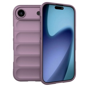 Husa pentru iPhone Air, SKYDDAR INNOVATION, Magic Shield, din Silicon Mat, set cu sticker, Mov