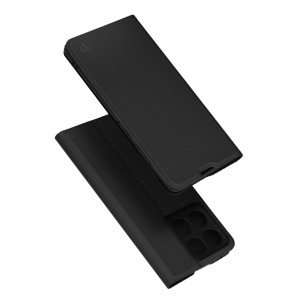 Husa pentru Motorola Edge 60 Fusion, SKYDDAR INNOVATION, Magskin Book, tip Carte cu Portofel Interior, Negru, set cu sticker - Img 3