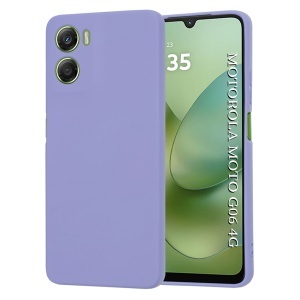 Husa pentru Motorola Moto G06, SKYDDAR INNOVATION, din Silicon Catifelat, SoftElegance, set cu sticker, Violet