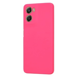 Husa pentru Motorola Moto G06, SKYDDAR INNOVATION, din Silicon Catifelat, SoftElegance, set cu sticker, Fucsia - Img 3