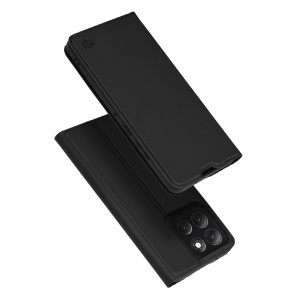 Husa pentru Motorola Moto G86 Power, SKYDDAR INNOVATION, Magskin Book, tip Carte cu Portofel Interior, set cu sticker, Negru
