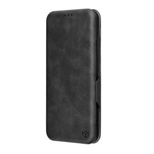 Husa pentru Motorola Moto G86, SKYDDAR INNOVATION, Safe Wallet tip carte din Piele Ecologica, Suport Carduri, Inchidere Magnetica, set cu sticker, Negru - Img 4