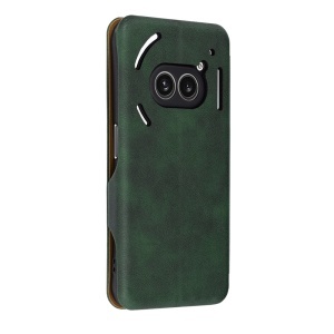 Husa pentru Nothing Phone (2a) / Phone (2a) Plus, SKYDDAR INNOVATION, Safe Wallet tip carte din Piele Ecologica, Suport Carduri, Inchidere Magnetica, Verde, set cu sticker  - Img 8