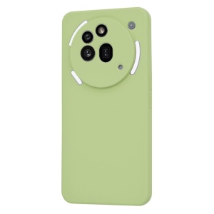 Husa pentru Nothing Phone (3a) Pro, SKYDDAR INNOVATION, SoftElegance din Silicon Catifelat, set cu sticker, Verde - Img 3