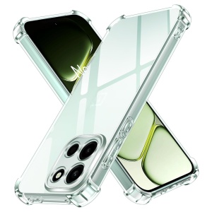 Husa pentru OnePlus Nord 6 din Silicon Slim, Margini Antisoc, set cu sticker, Shockproof Clear Silicone, Transparenta