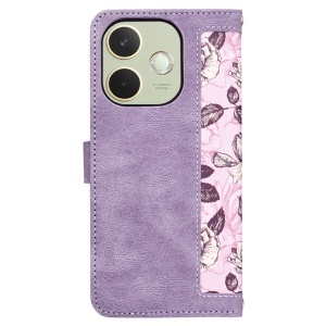 Husa pentru Oppo A5 Pro 5G, SKYDDAR INNOVATION, Flipcraft din Piele Ecologică, Stand Integrat, Buzunare pentru Carduri, set cu sticker, Mov - Img 4