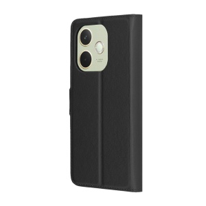 Husa pentru Oppo A5 Pro 5G, SKYDDAR INNOVATION, Leather Folio, tip Carte, cu Portofel Interior, Finisaje Premium, Negru, set cu sticker - Img 5