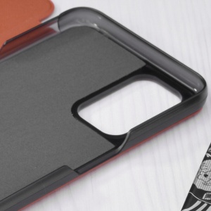 Husa pentru Oppo A54 5G / A74 5G / OnePlus Nord N200 5G, tip carte, set cu sticker, eFold, Portocaliu - Img 3