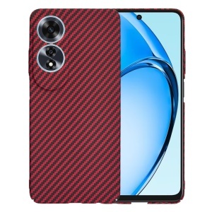 Husa pentru Oppo A60 4G, SKYDDAR INNOVATION, textura carbon, Carbonite FiberShell, set cu sticker, Rosu,