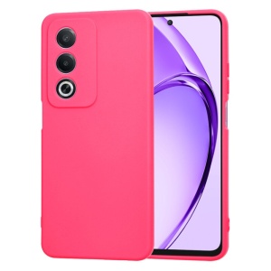 Husa pentru Oppo A80 5G din Silicon Catifelat, Protectie Premium, Skyddar SoftElegance - Fucsia - Img 1