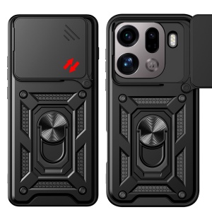 Husa pentru Oppo Find X9 Pro, SKYDDAR INNOVATION, CamShield, Inel magnetic, set cu sticker, Negru - Img 2
