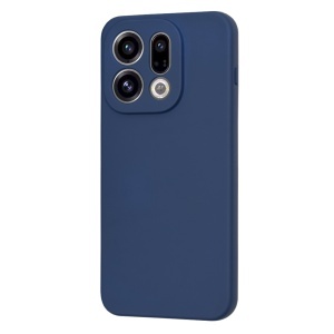 Husa pentru Oppo Find X9, SKYDDAR INNOVATION, din Silicon Catifelat, SoftElegance, set cu sticker, Bleumarin - Img 3