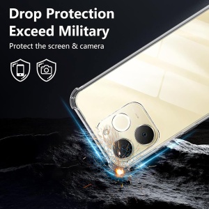 Husa pentru Oppo Find X9, SKYDDAR INNOVATION, Shockproof Clear Silicone, Silicon Slim, set cu sticker, Transparenta - Img 2