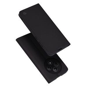 Husa pentru Oppo Reno12 F 5G / Reno12 FS 5G / Reno12 F 4G / Reno12 FS 4G, SKYDDAR INNOVATION, Magskin Book, tip Carte cu Portofel Interior, set cu sticker, Negru