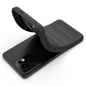 Husa pentru Oppo Reno13 F 4G, SKYDDAR INNOVATION, Vogue din Silicon Mat, set cu sticker, Rosu - Img 3