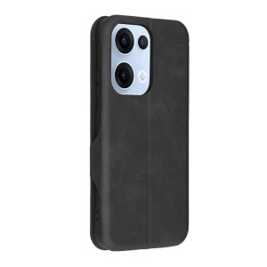 Husa pentru Oppo Reno13, SKYDDAR INNOVATION, Pocket Safe, tip carte din Piele Ecologica, Suport Carduri, Inchidere Magnetica, set cu sticker, Negru - Img 5