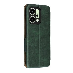 Husa pentru Oppo Reno14, SKYDDAR INNOVATION, Safe Wallet tip carte din Piele Ecologica, Suport Carduri, Inchidere Magnetica, set cu sticker, Verde - Img 5