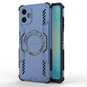 Husa pentru Samsung Galaxy A06, SKYDDAR INOVATION, ArmorMag, Magsafe, set cu sticker, Albastru