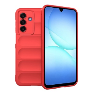 Husa pentru Samsung Galaxy A17 5G, SKYDDAR INNOVATION, Magic Shield, din Silicon Mat, set cu sticker, Rosu