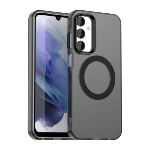 Husa pentru Samsung Galaxy A25 5G, MagSafe, Antisoc, set cu sticker, CandyCase, Negru