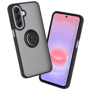 Husa pentru Samsung Galaxy A27 5G cu Inel Rotativ 360° Magnetic, Antisoc, set cu sticker, Glinth, Negru