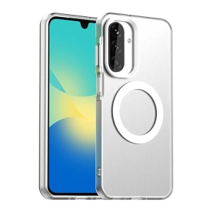 Husa pentru Samsung Galaxy A27 5G, MagSafe, Antisoc, set cu sticker, CandyCase, Alb
