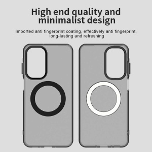 Husa pentru Samsung Galaxy A27 5G, MagSafe, Antisoc, set cu sticker, CandyCase, Negru - Img 2