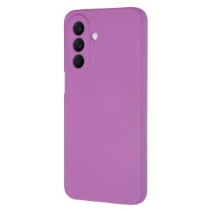 Husa pentru Samsung Galaxy A27 5G, SKYDDAR INNOVATION, din Silicon Catifelat, SoftElegance, set cu sticker, Mov - Img 3