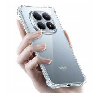 Husa pentru Samsung Galaxy A27 5G, SKYDDAR INNOVATION, Shockproof Clear Silicone, Silicon Slim, set cu sticker, Transparenta - Img 3