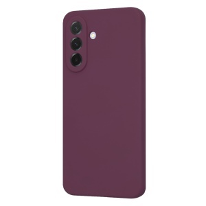 Husa pentru Samsung Galaxy A37 5G, SKYDDAR INNOVATION, din Silicon Catifelat, SoftElegance, set cu sticker, Bordo - Img 3