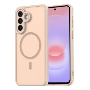 Husa pentru Samsung Galaxy A37 5G, SKYDDAR INNOVATION, HaloFrost MagSafe II, Antisoc, set cu sticker, Auriu