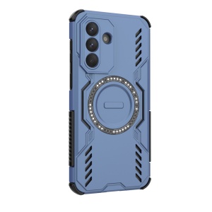 Husa pentru Samsung Galaxy A37 5G, SKYDDAR INOVATION, ArmorMag, Magsafe, set cu sticker, Albastru - Img 3