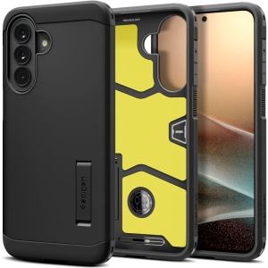Husa pentru Samsung Galaxy A57 5G, Antisoc, Spigen Tough Armor, Negru