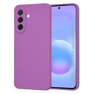 Husa pentru Samsung Galaxy A57 5G, SKYDDAR INNOVATION, din Silicon Catifelat, SoftElegance, set cu sticker, Mov