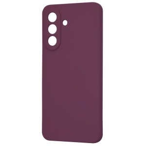 Husa pentru Samsung Galaxy A57 5G, SKYDDAR INNOVATION, din Silicon Catifelat, SoftElegance, set cu sticker, Bordo - Img 3