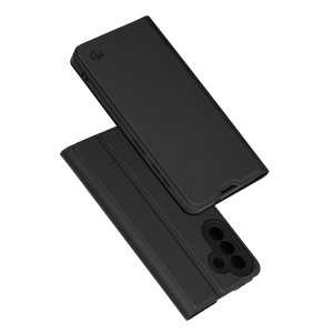 Husa pentru Samsung Galaxy A57 5G tip Carte cu Portofel Interior, set cu sticker, SKYDDAR INNOVATION, Magskin Book, Negru - Img 2