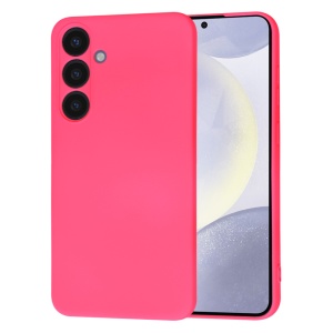 Husa pentru Samsung Galaxy S24 Plus din Silicon Catifelat, Protectie Premium, Skyddar SoftElegance - Fucsia - Img 6
