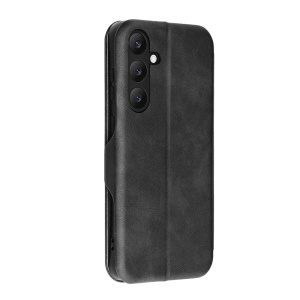 Husa pentru Samsung Galaxy S25 FE, SKYDDAR INNOVATION, Safe Wallet tip carte din Piele Ecologica, Suport Carduri, Inchidere Magnetica, set cu sticker, Negru - Img 5