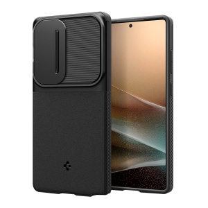 Husa pentru Samsung Galaxy S25 Ultra, Spigen Optik Armor - Negru