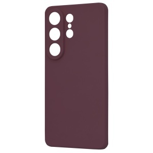 Husa pentru Samsung Galaxy S26 Ultra, SKYDDAR INNOVATION, din Silicon Catifelat, SoftFlex Magsafe, set cu sticker, Bordo - Img 4