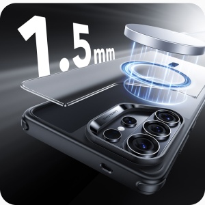 Husa pentru Samsung Galaxy S26 Ultra, slim, ESR Classic Hybrid HaloLock, Negru frost - Img 6